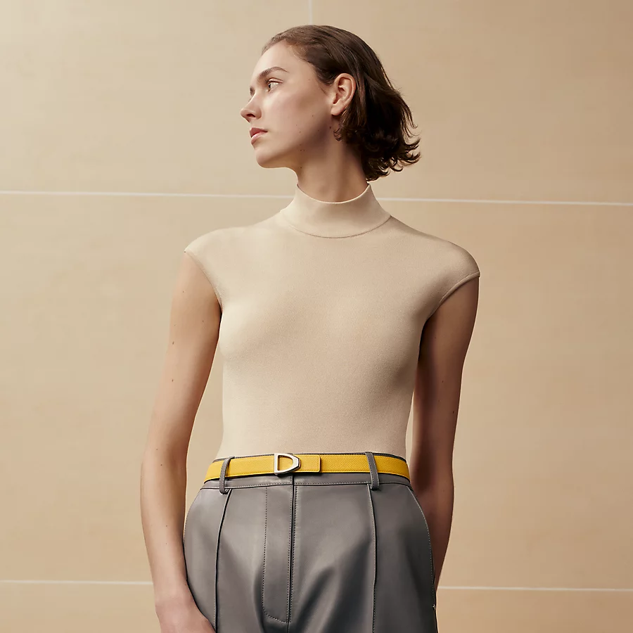 Cavaliere belt buckle & Reversible leather strap 24 mm - Image 3